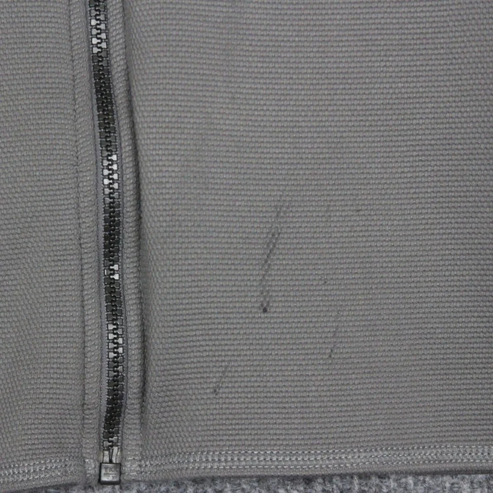 The North Face TKA Stealth Mens XXL Full‎ Zip Fleece Jacket Gray Dark Gray